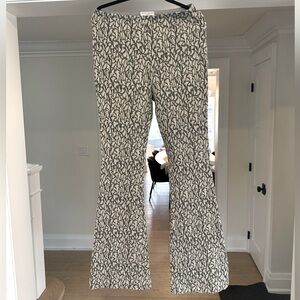 Chloe Sevigny for Opening Ceremony Cream and Grey 100% Wool Pants - Size L